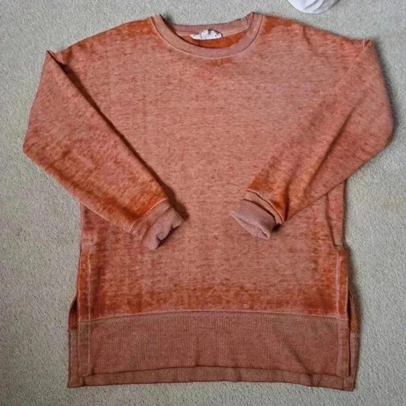 ❤️ Burnt Orange Crewneck Sweatshirt XS - Picture 1 of 7